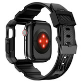 YONO Apple Watch Armor Rugged Bandje - Zwart