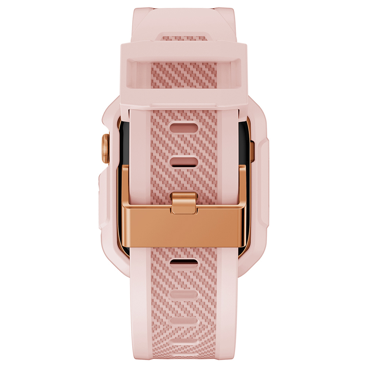 YONO Apple Watch Armor Rugged Bandje - Lichtroze