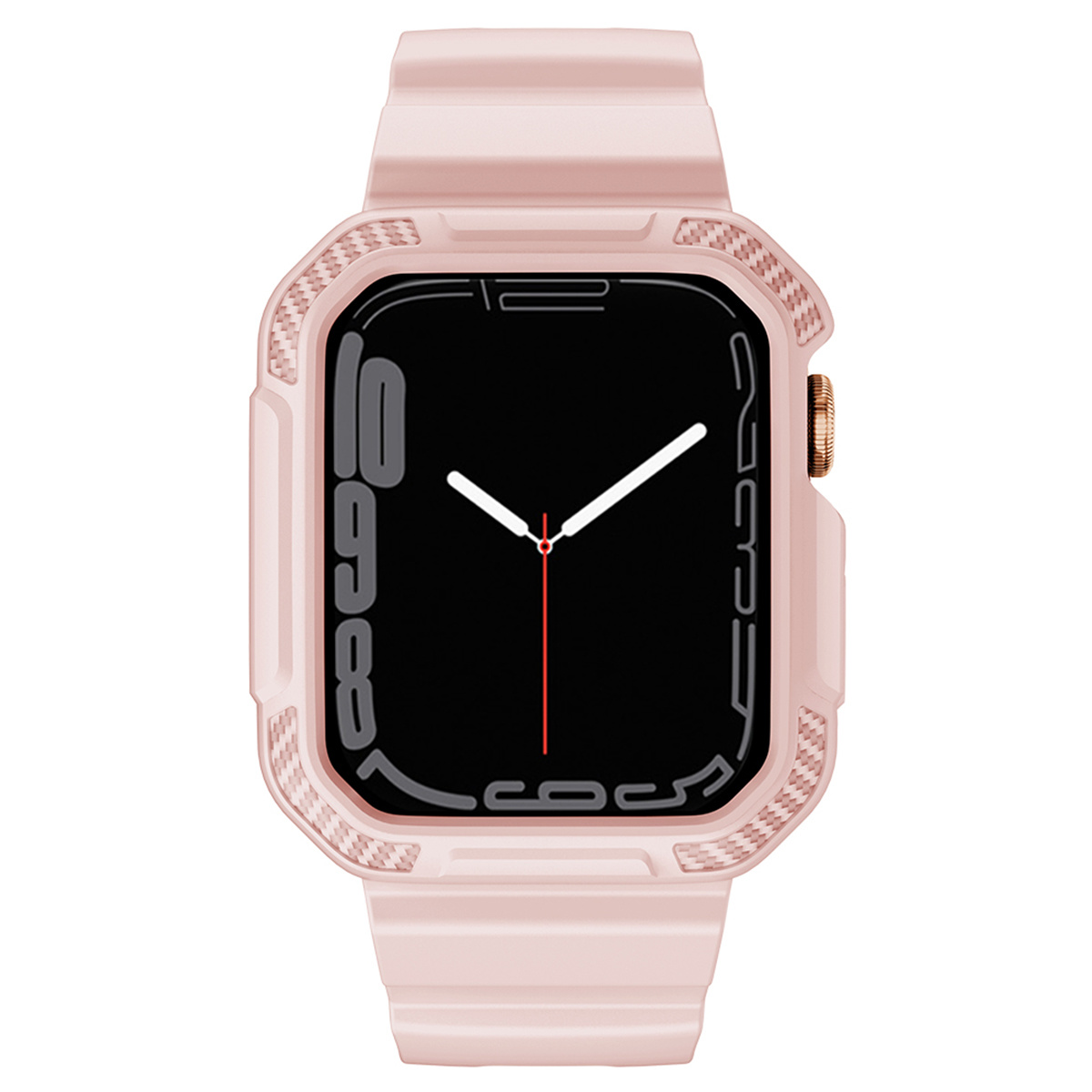 YONO Apple Watch Armor Rugged Bandje - Lichtroze