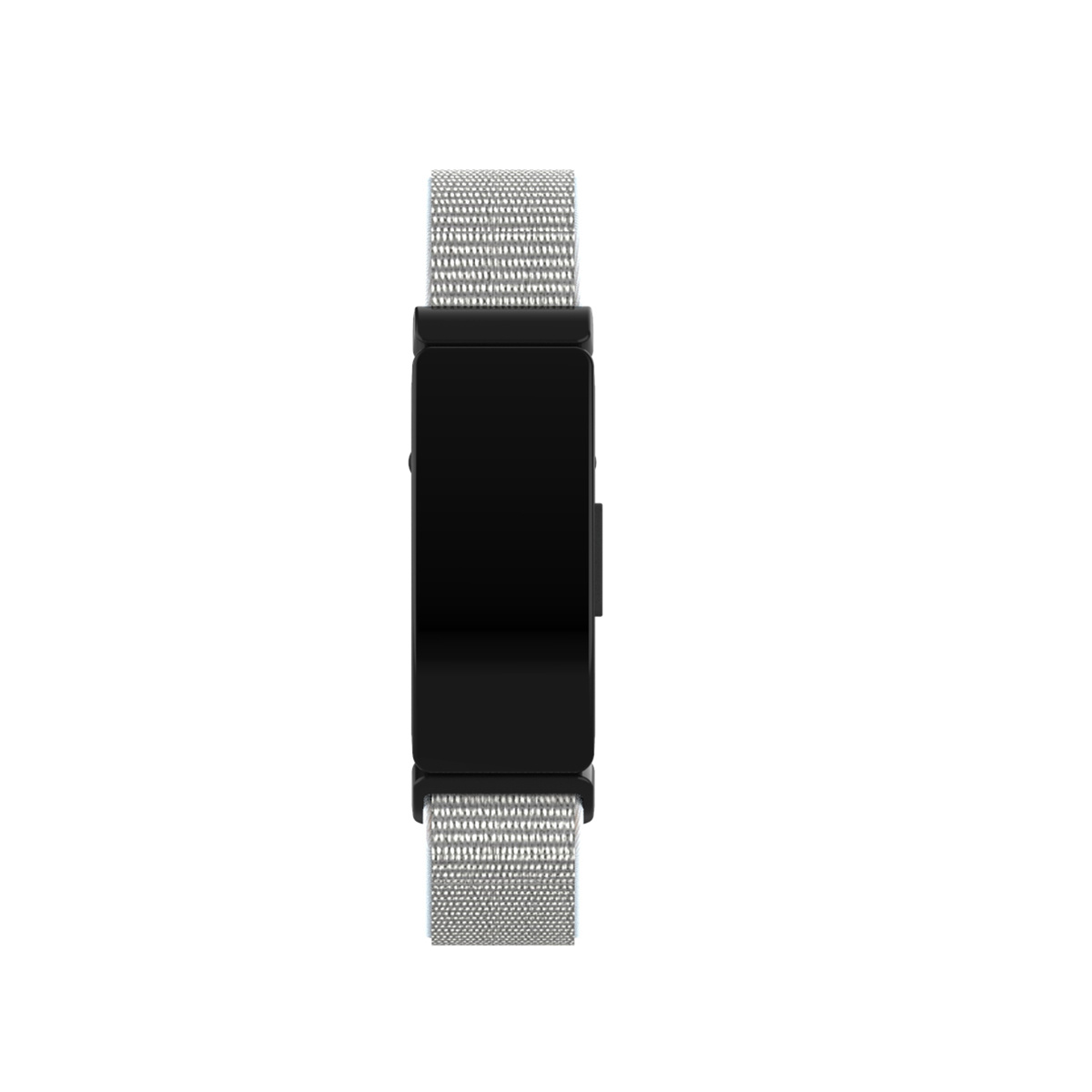 Fitbit Inspire 2/ Inspire HR Nylon Velcro Bandje - Lichtgrijs