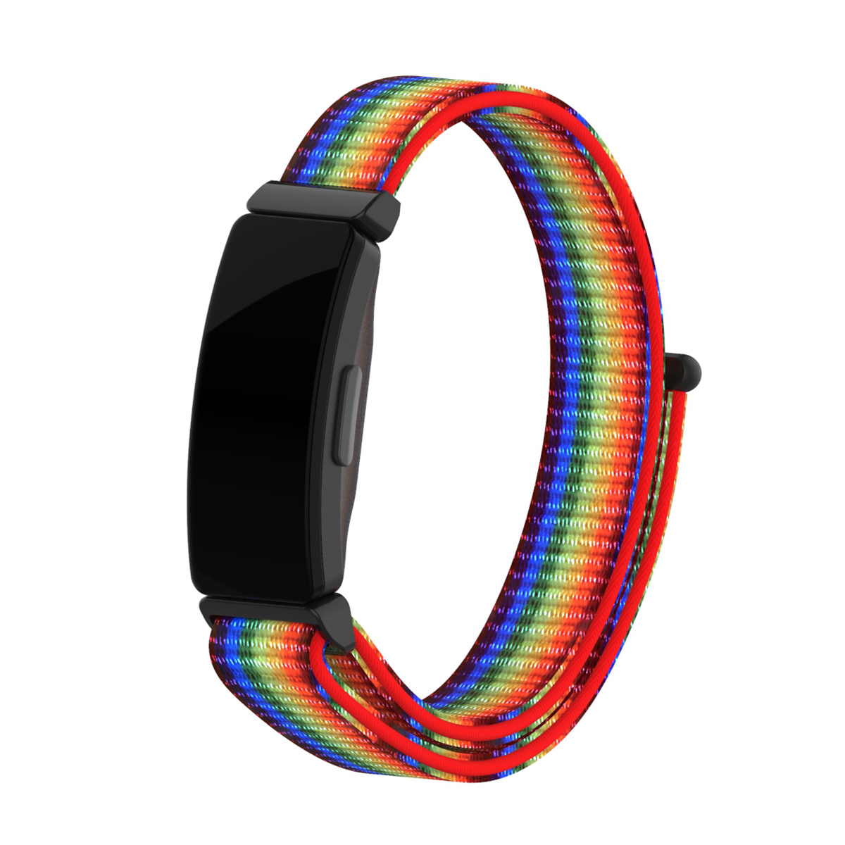 Fitbit Inspire 2/ Inspire HR Nylon Velcro Bandje -Regenboog