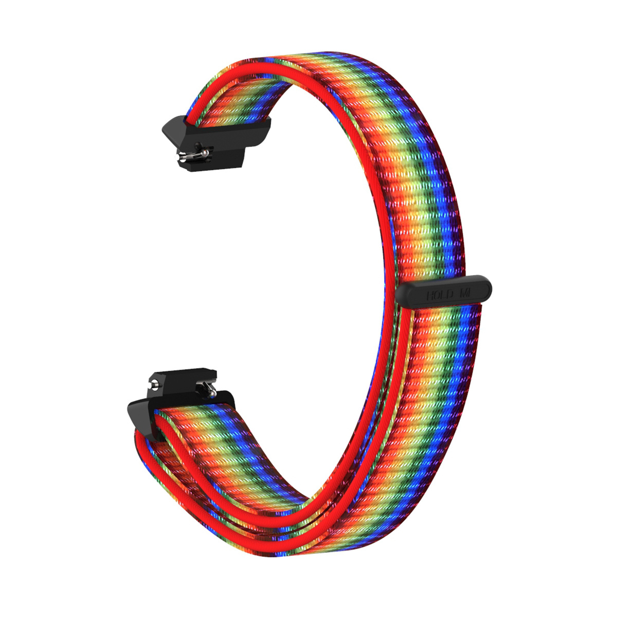 Fitbit Inspire 2/ Inspire HR Nylon Velcro Bandje -Regenboog