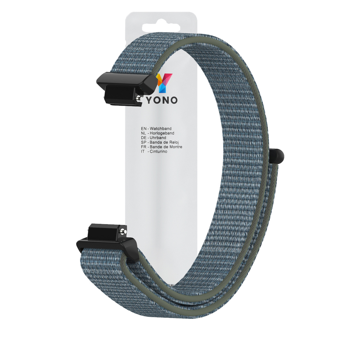 Fitbit Inspire 2/ Inspire HR Nylon Velcro Bandje -Leisteen