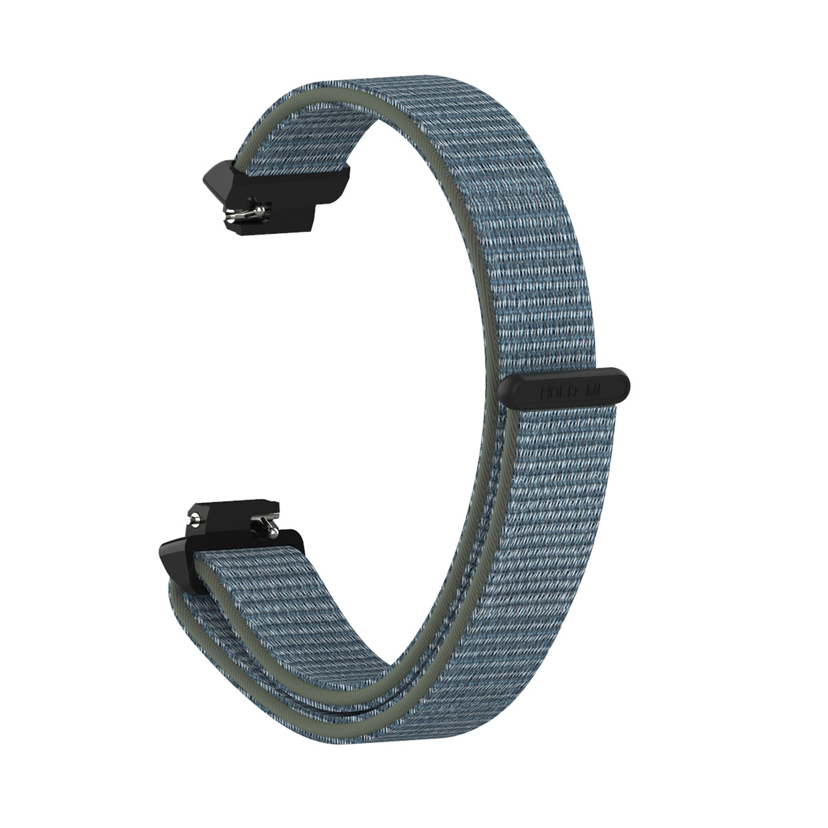 Fitbit Inspire 2/ Inspire HR Nylon Velcro Bandje -Leisteen