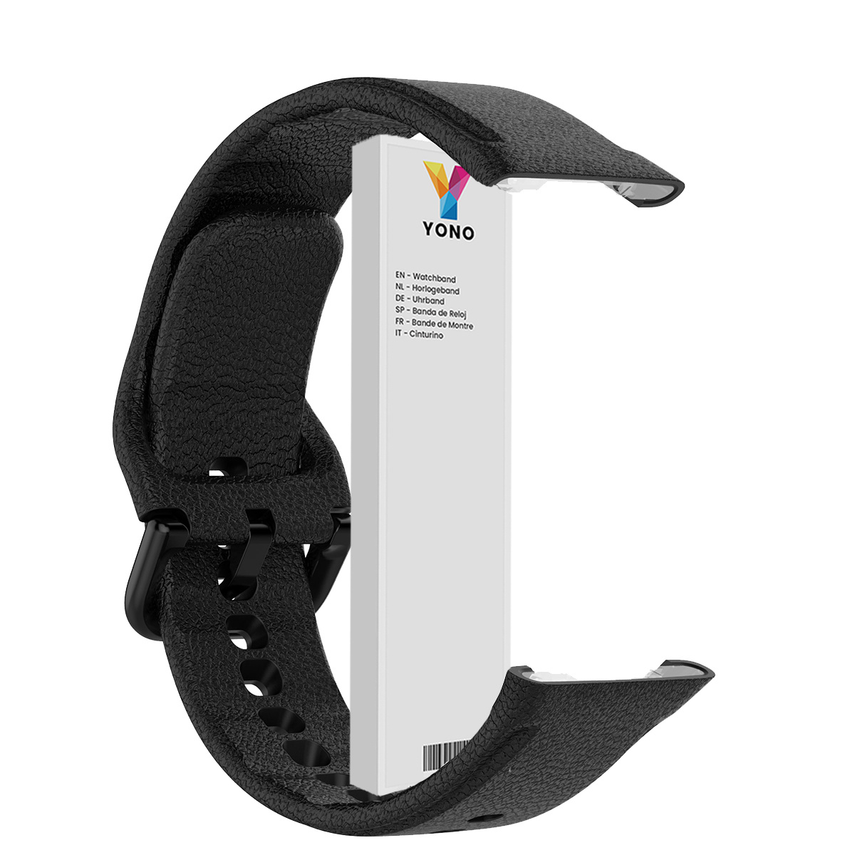 Oppo Watch Free Siliconen Bandje - Zwart