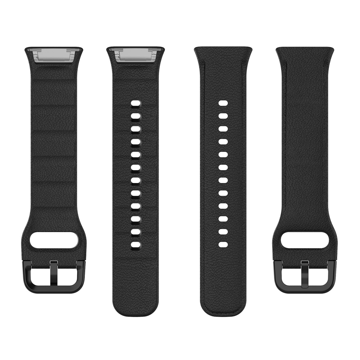 Oppo Watch Free Siliconen Bandje - Zwart