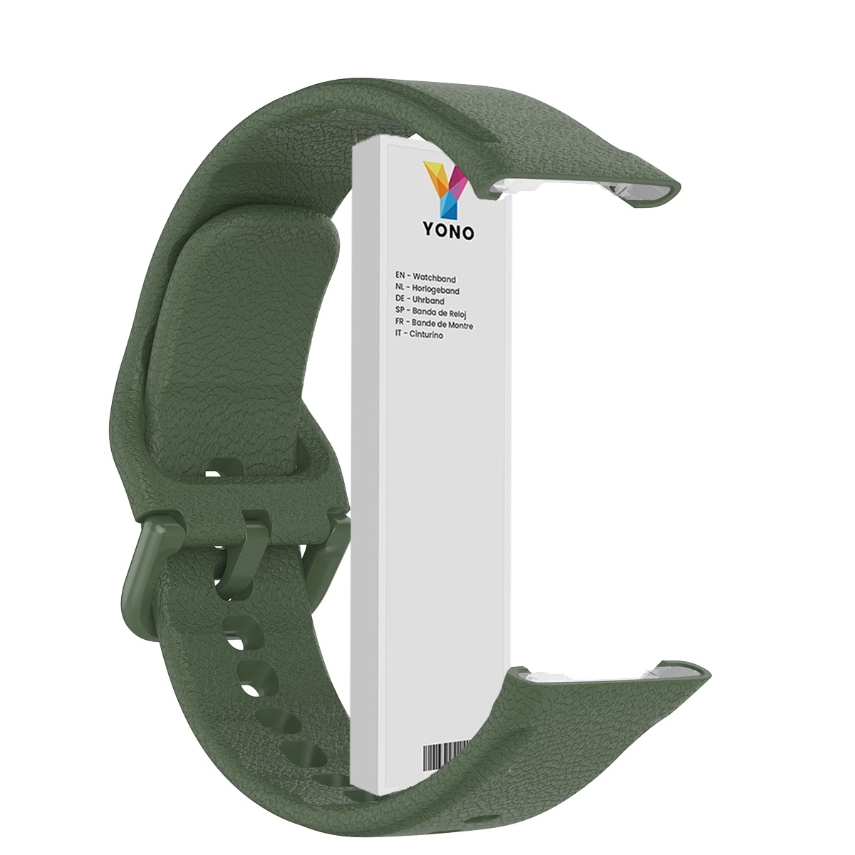 Oppo Watch Free Siliconen Bandje - Donkergroen