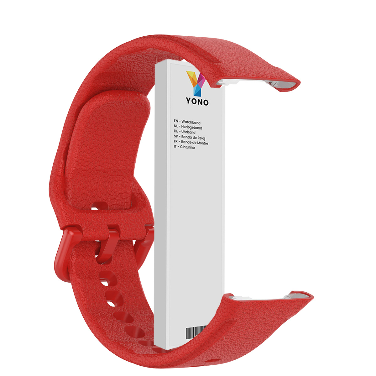 Oppo Watch Free Siliconen Bandje - Rood
