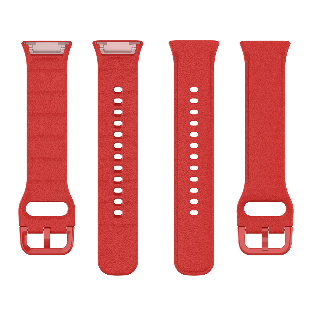 Oppo Watch Free Siliconen Bandje - Rood