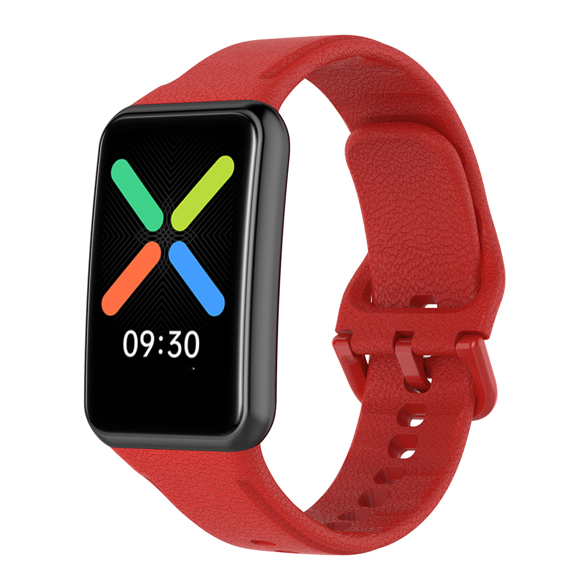 Oppo Watch Free Siliconen Bandje - Rood