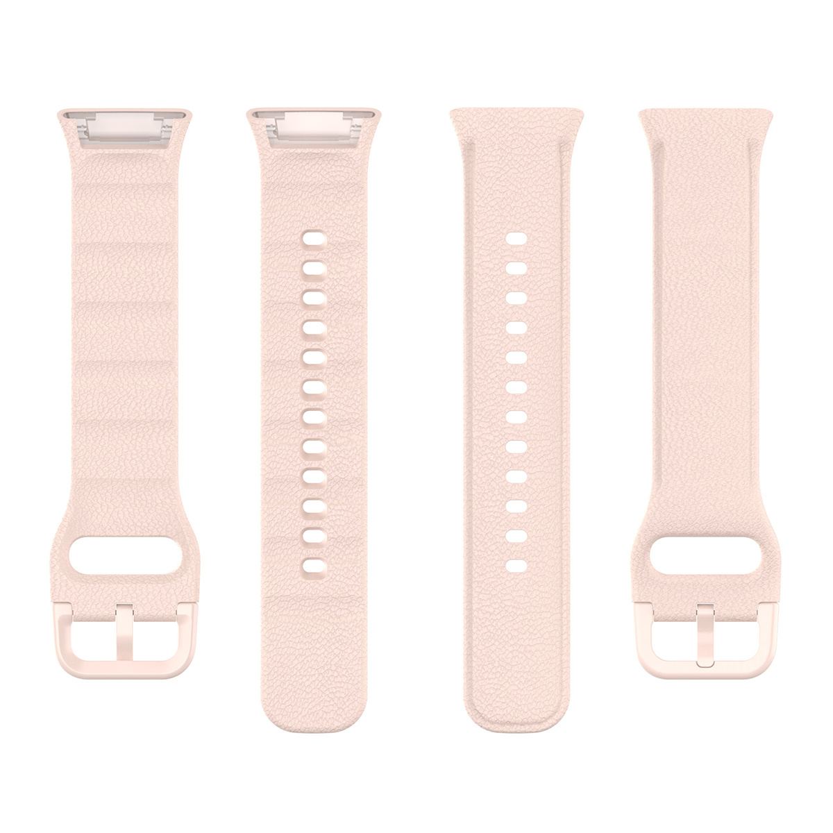 Oppo Watch Free Siliconen Bandje - Lichtroze