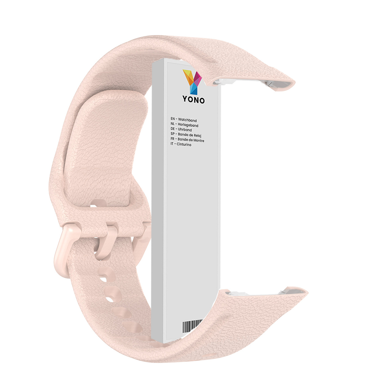 Oppo Watch Free Siliconen Bandje - Lichtroze