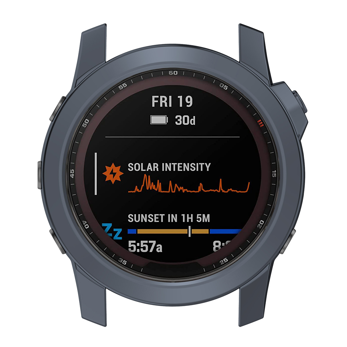 Garmin Fenix 7 Full Cover Bumper - Donkergrijs