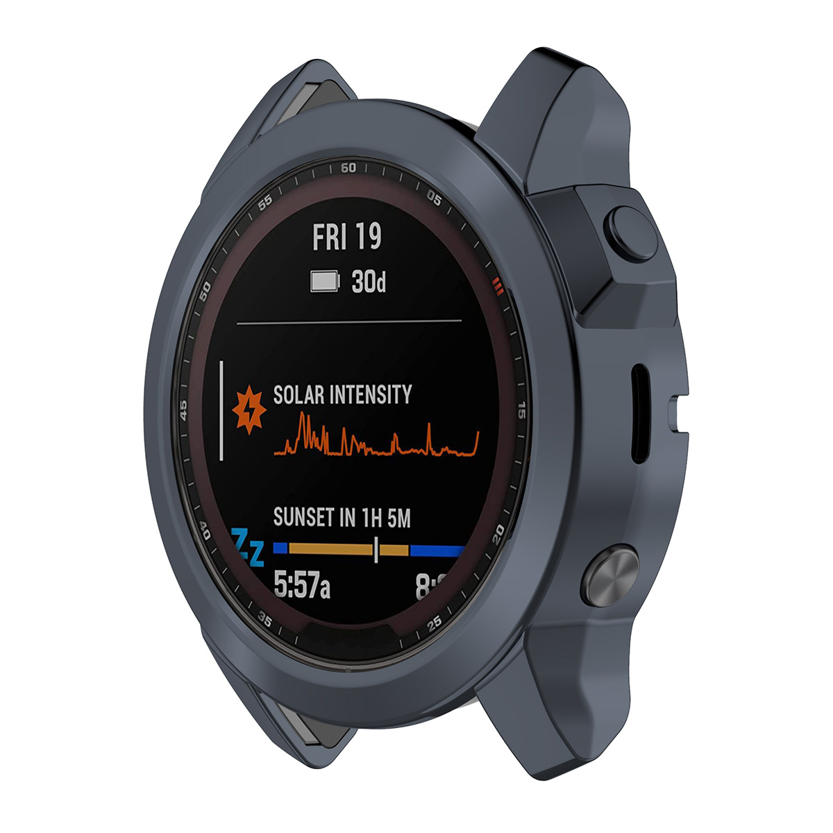 Garmin Fenix 7 Full Cover Bumper - Donkergrijs