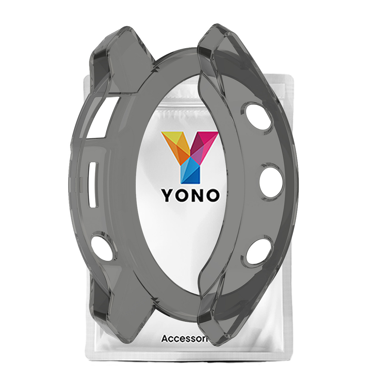 Garmin Fenix 7 Full Cover Bumper - Transparant Zwart