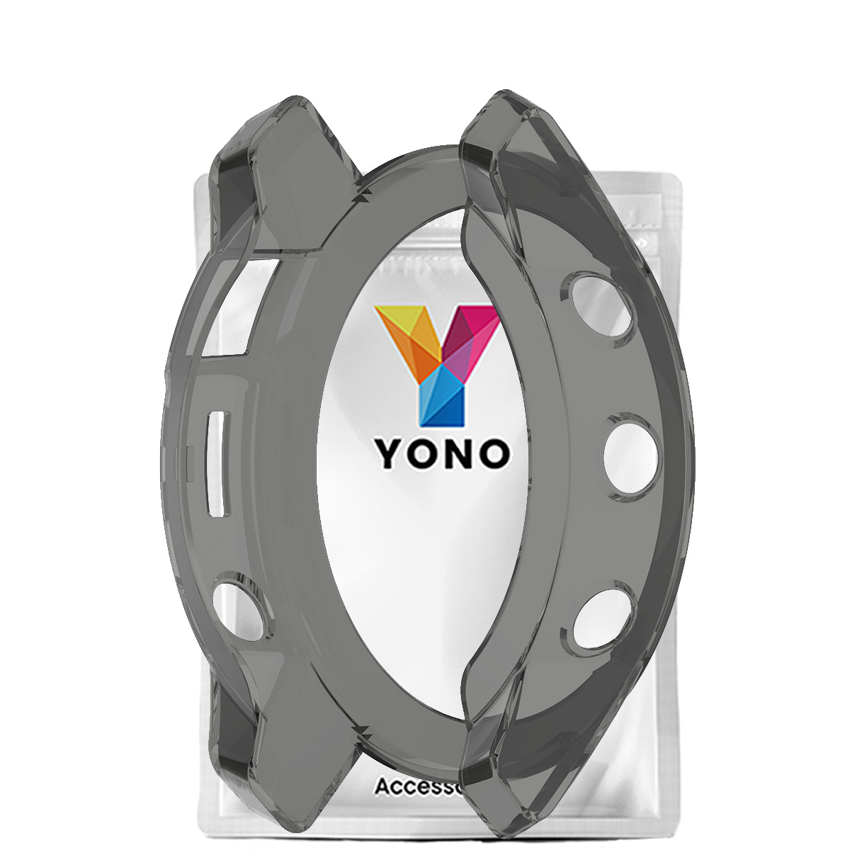 Garmin Fenix 7S Full Cover Bumper - Transparant Zwart
