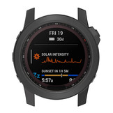 Garmin Fenix 7X Full Cover Bumper -  Zwart