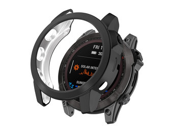 Garmin Fenix 7X Full Cover Bumper - Zwart