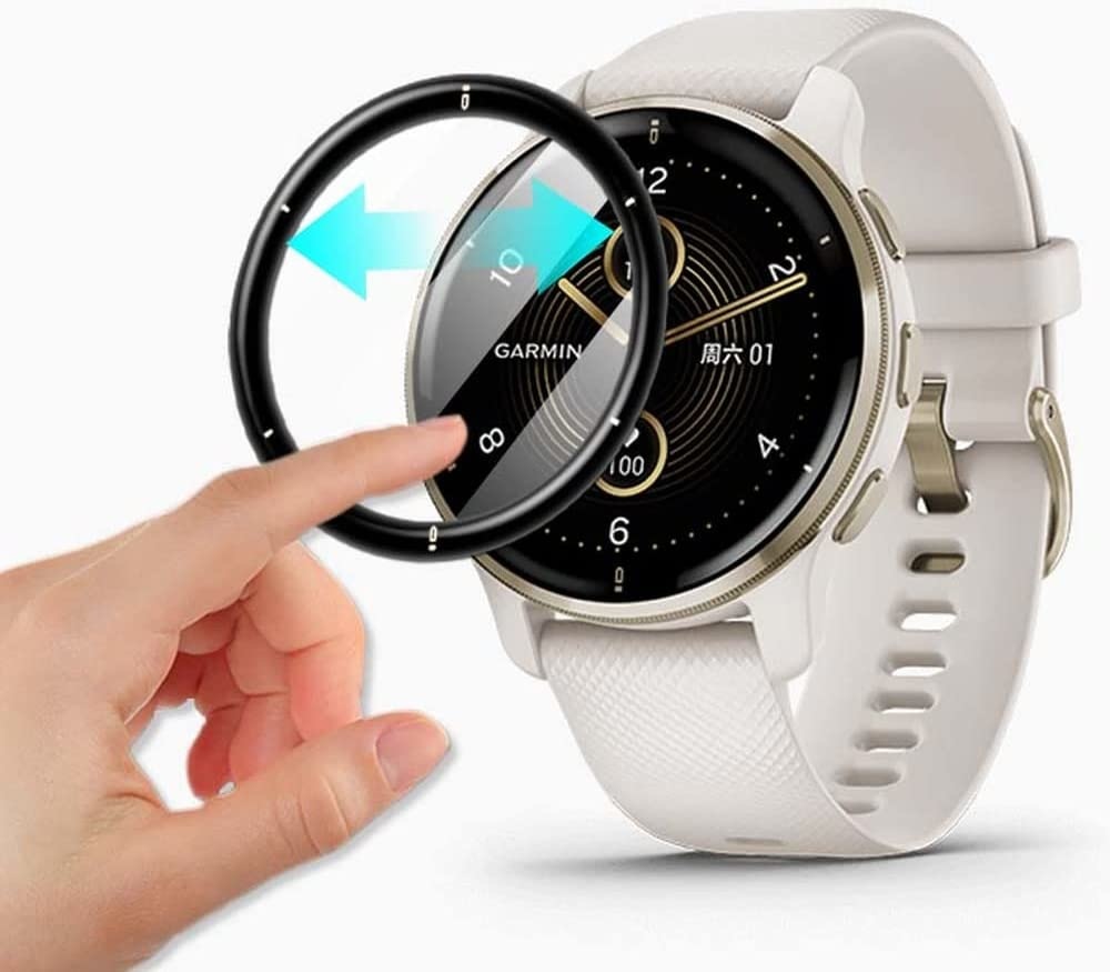Screen Protector Set geschikt voor Garmin Venu 2 Plus - 3 Stuks