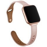 Apple Watch Leer Stretto Bandje - Lichtroze
