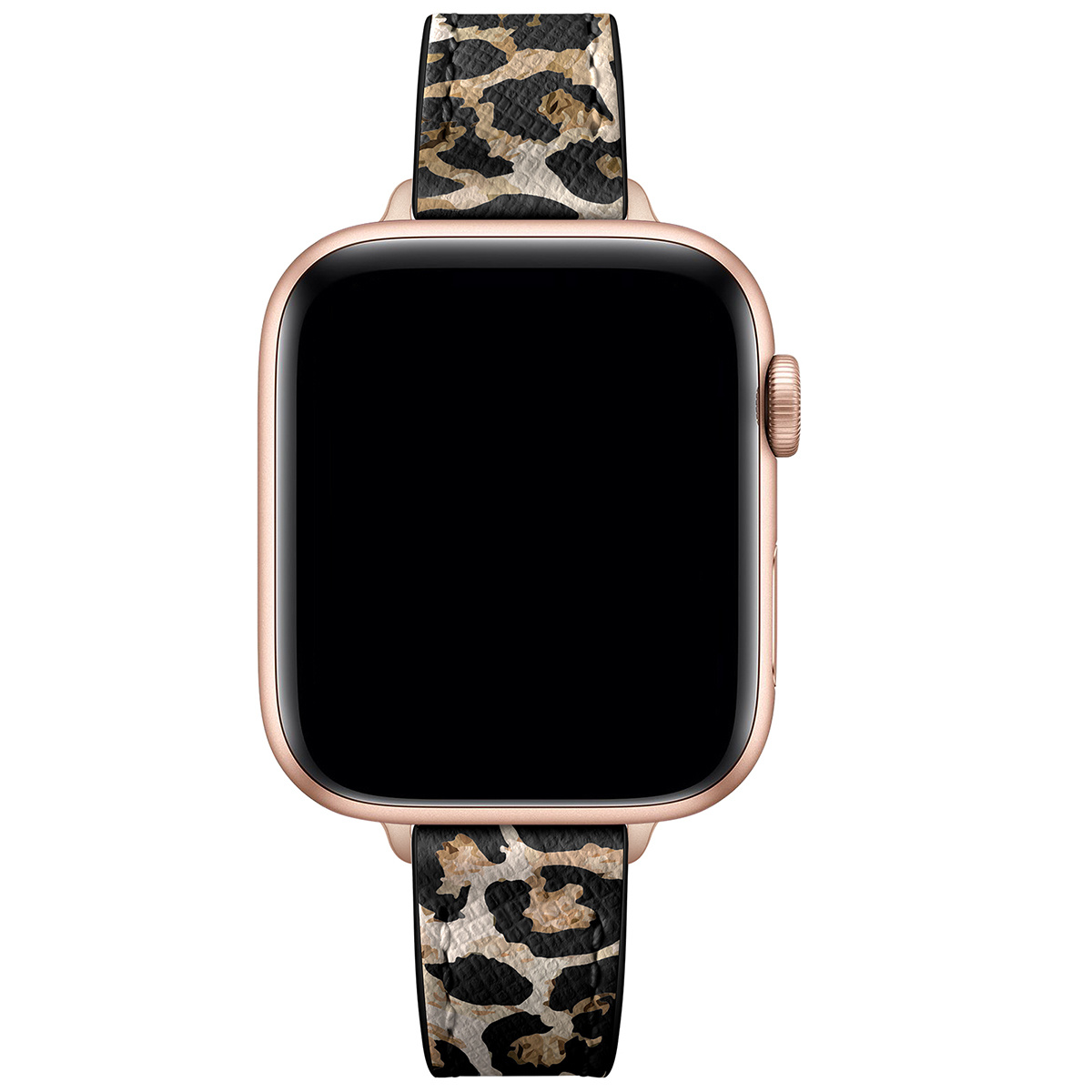 Apple Watch Leer Stretto Bandje - Leopard