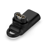 Type C Adapter geschikt voor Garmin Smartwatch Oplader - USB Connector - Zwart