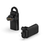 Type C Adapter geschikt voor Garmin Smartwatch Oplader - USB Connector - Zwart