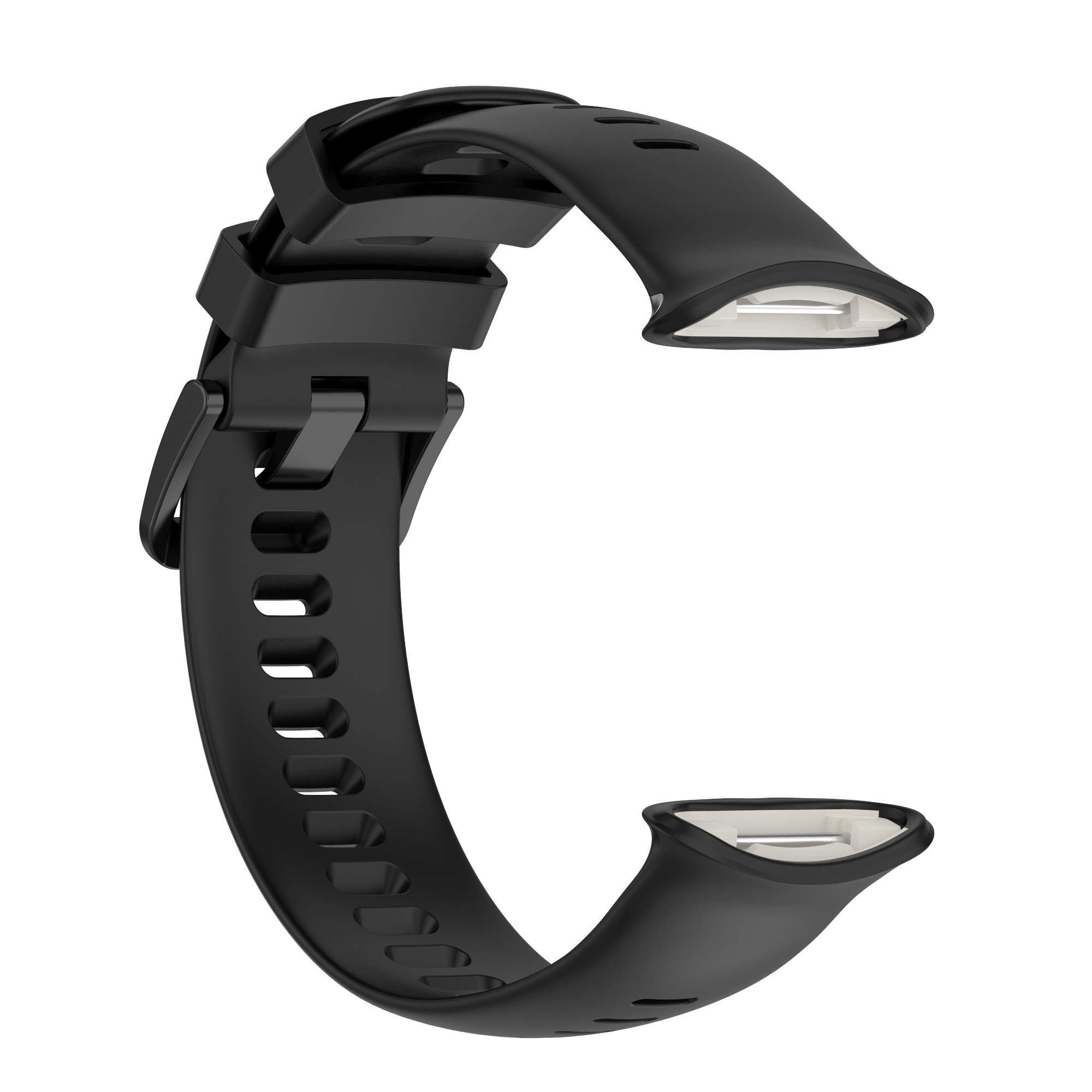 Siliconen Sport Bandje geschikt voor Polar Vantage V2 - Zwart