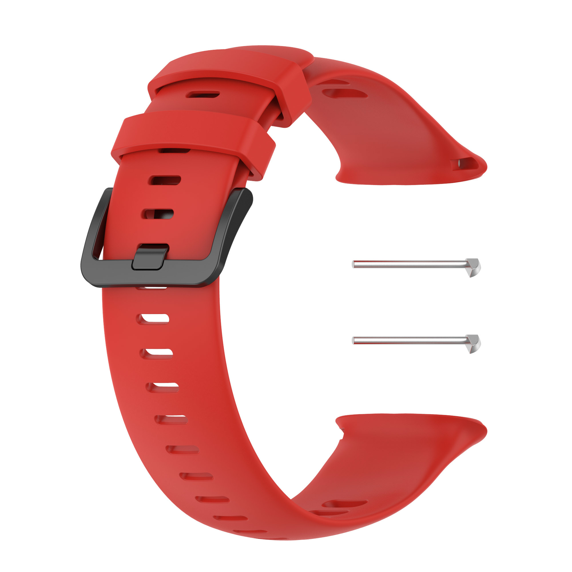 Siliconen Sport Bandje geschikt voor Polar Vantage V2 - Rood