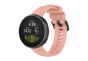 Siliconen Sport Bandje geschikt voor Polar Vantage V2 - Lichtroze
