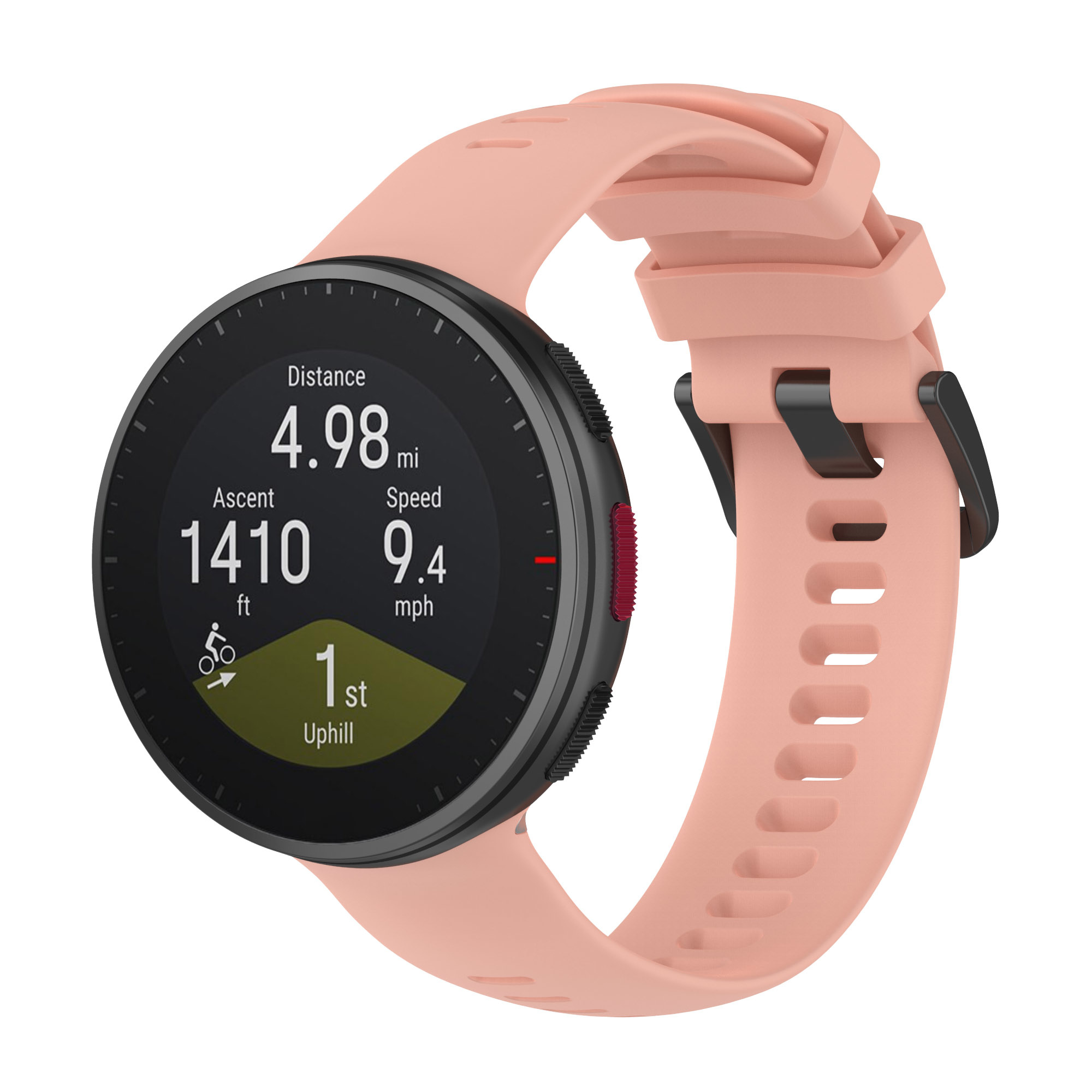 Siliconen Sport Bandje geschikt voor Polar Vantage V2 - Lichtroze