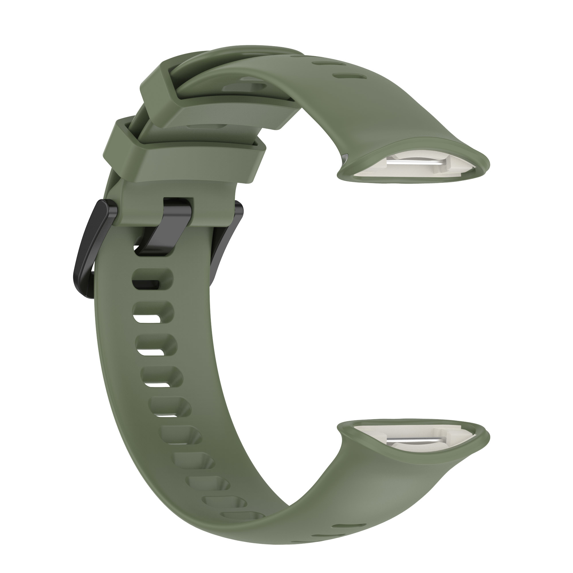 Siliconen Sport Bandje geschikt voor Polar Vantage V2 - Donkergroen