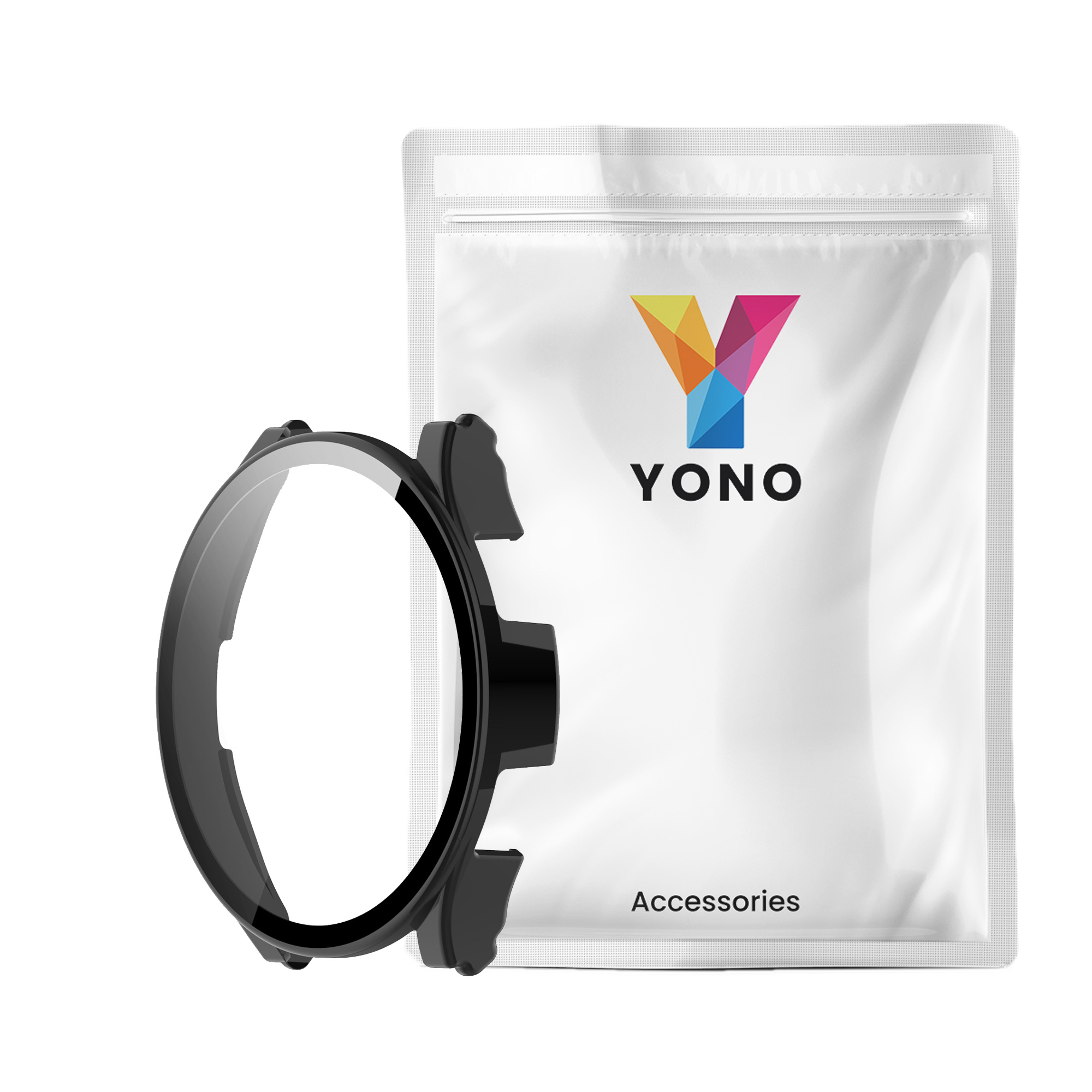 Samsung Galaxy Watch (4) 40mm - Full Cover Bumper - Zwart