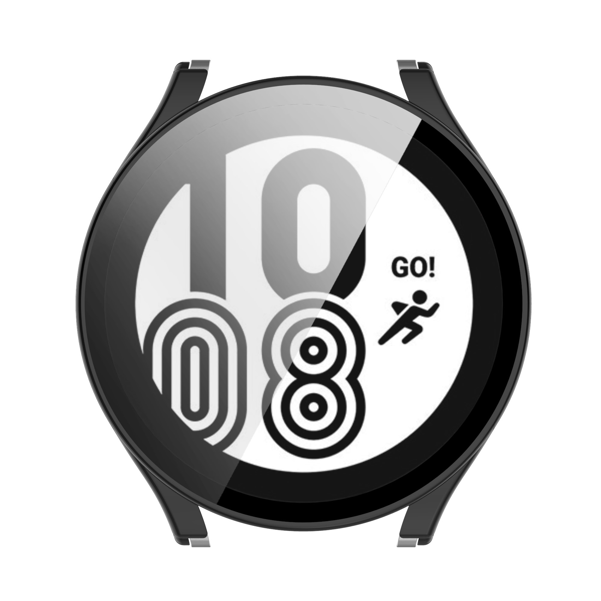 Samsung Galaxy Watch (4) 40mm - Full Cover Bumper - Zwart