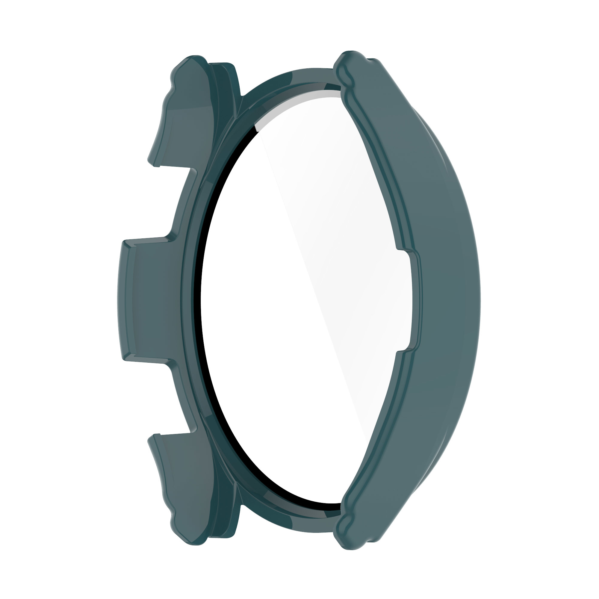 Samsung Galaxy Watch (4) 40mm - Full Cover Bumper - Donkergroen
