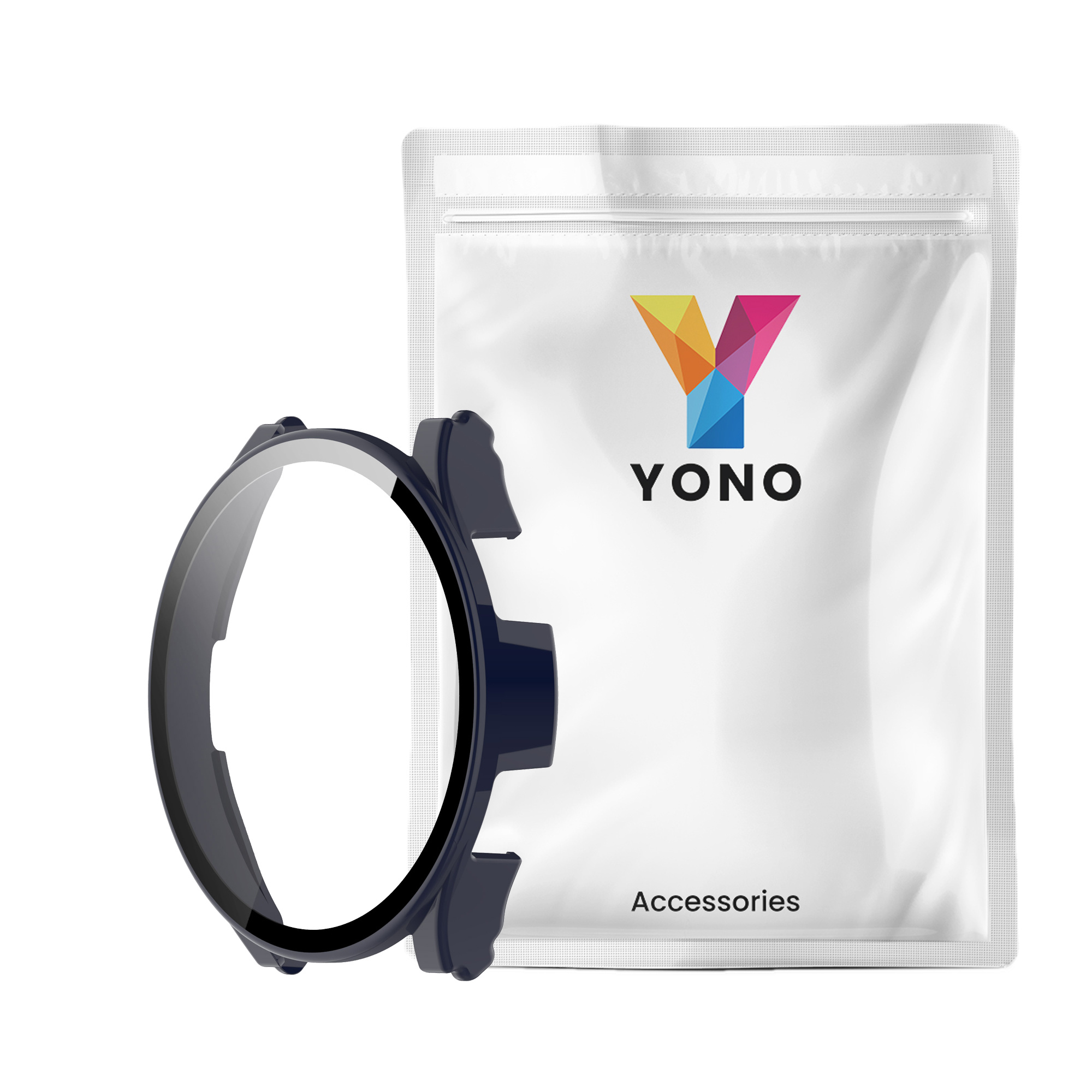 Samsung Galaxy Watch (4) 40mm - Full Cover Bumper - Donkerblauw