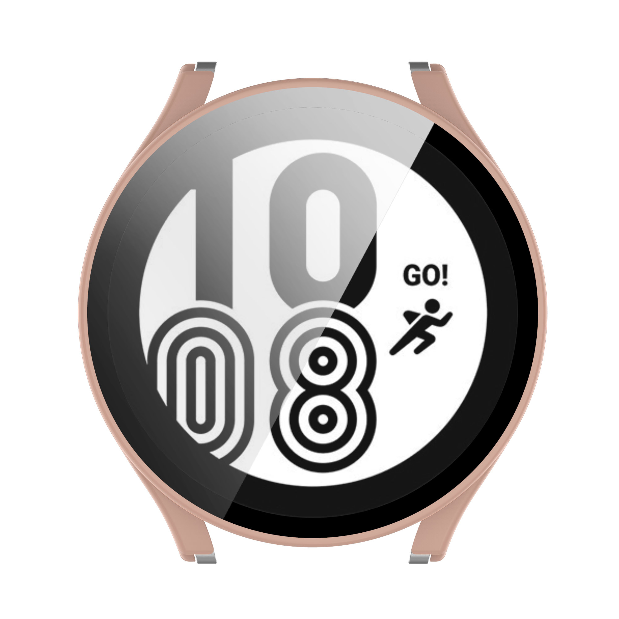 Samsung Galaxy Watch (4) 40mm - Full Cover Bumper - Lichtroze