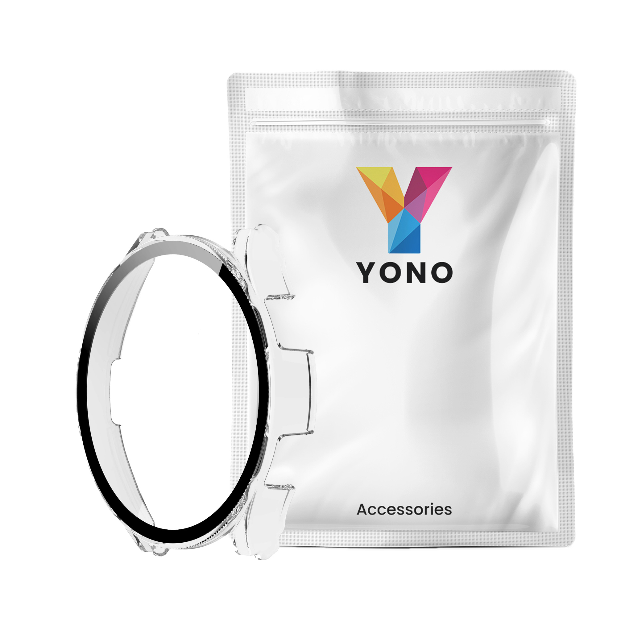 Samsung Galaxy Watch (4) 44mm - Full Cover Bumper - Transparant