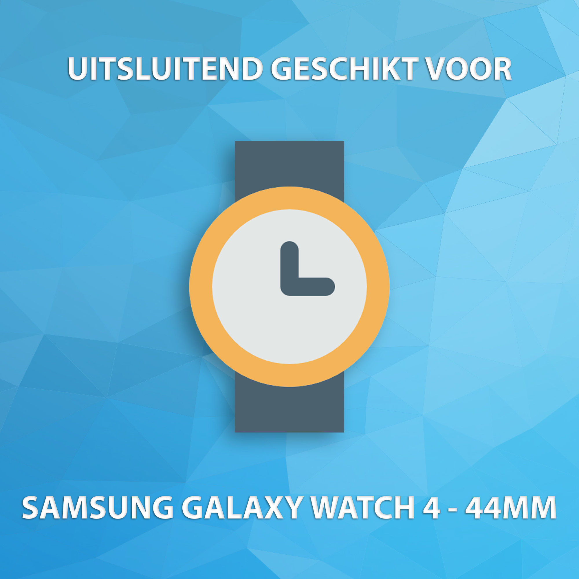 Samsung Galaxy Watch (4) 44mm - Full Cover Bumper - Transparant