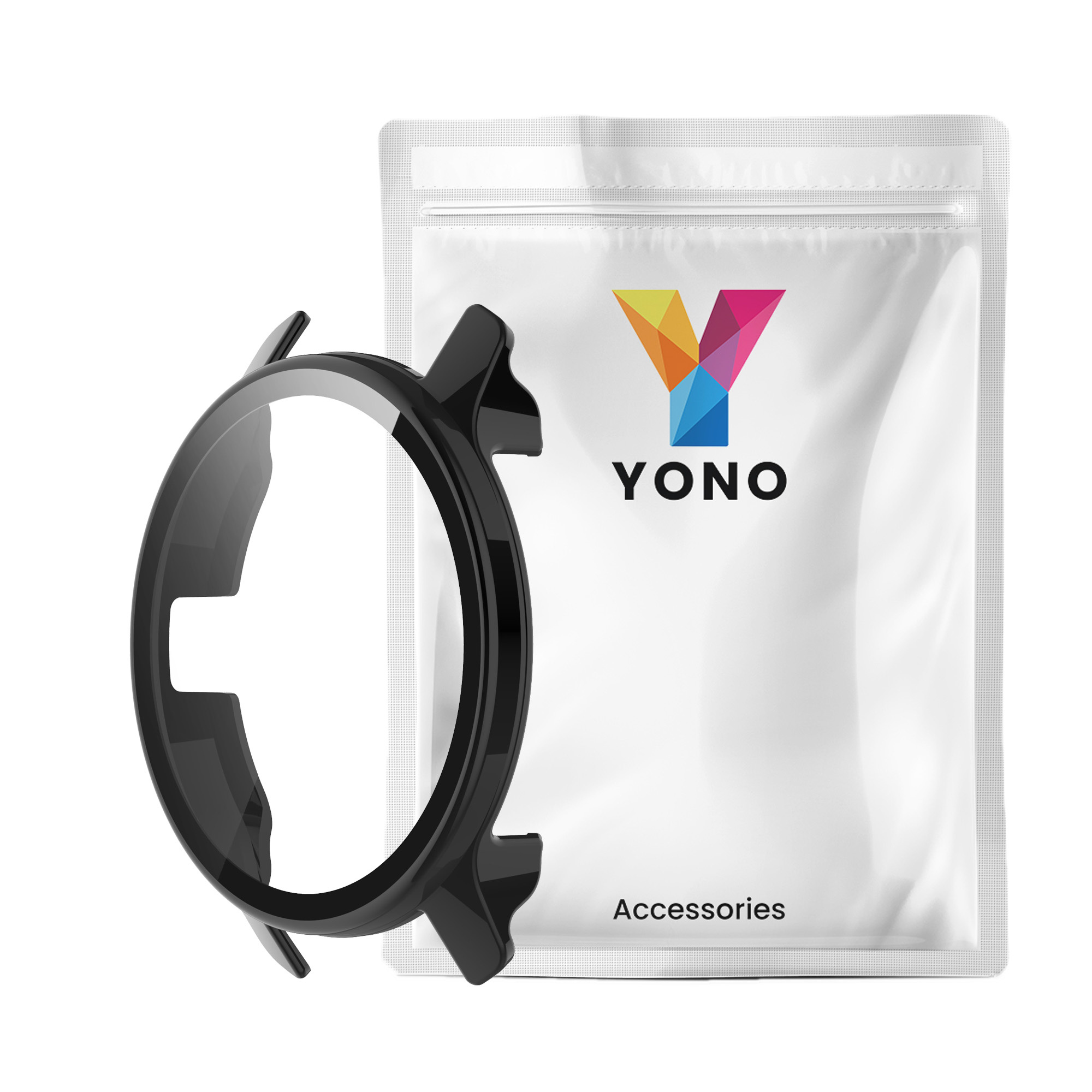 Garmin Venu 2 Plus - Screen Protector Hoesje - Zwart