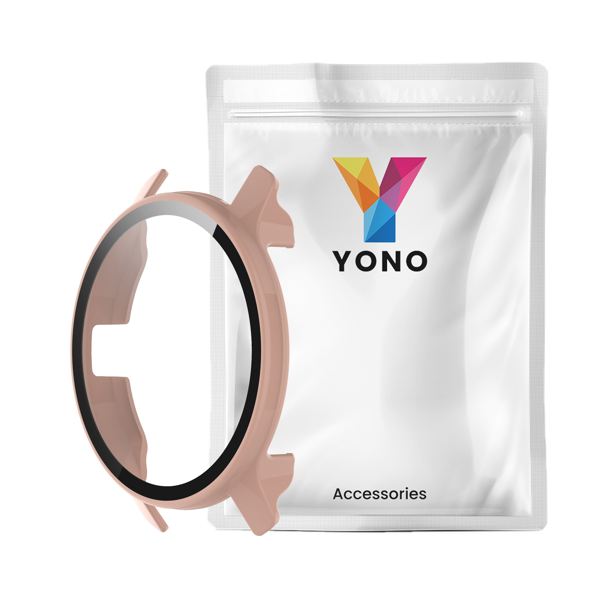 Garmin Venu 2 Plus - Screen Protector Hoesje - Lichtroze