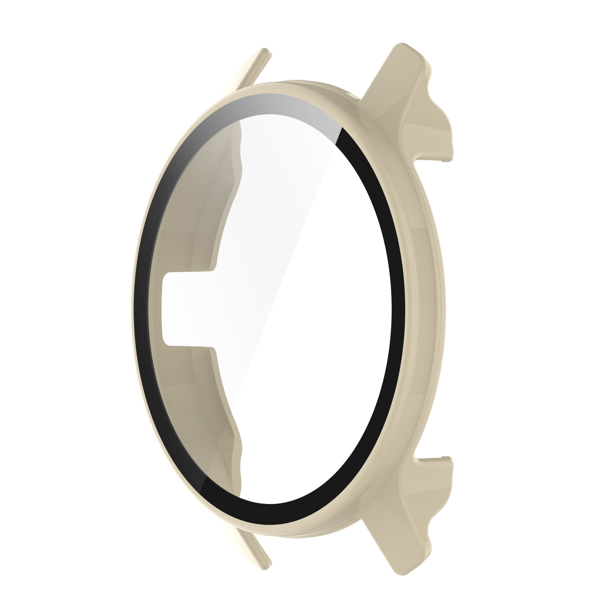 Garmin Venu 2 Plus - Screen Protector Hoesje - Beige