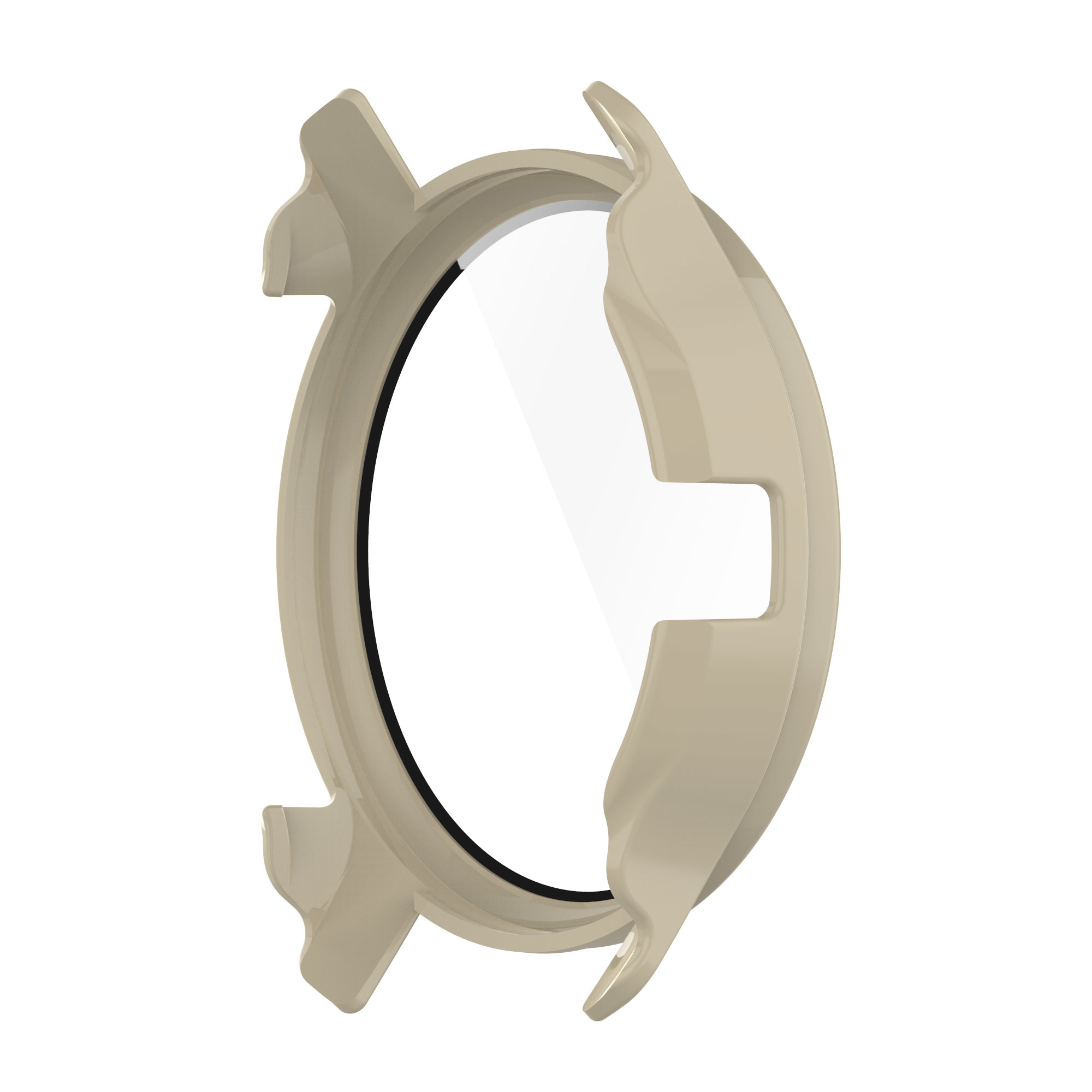 Garmin Venu 2 Plus - Screen Protector Hoesje - Beige