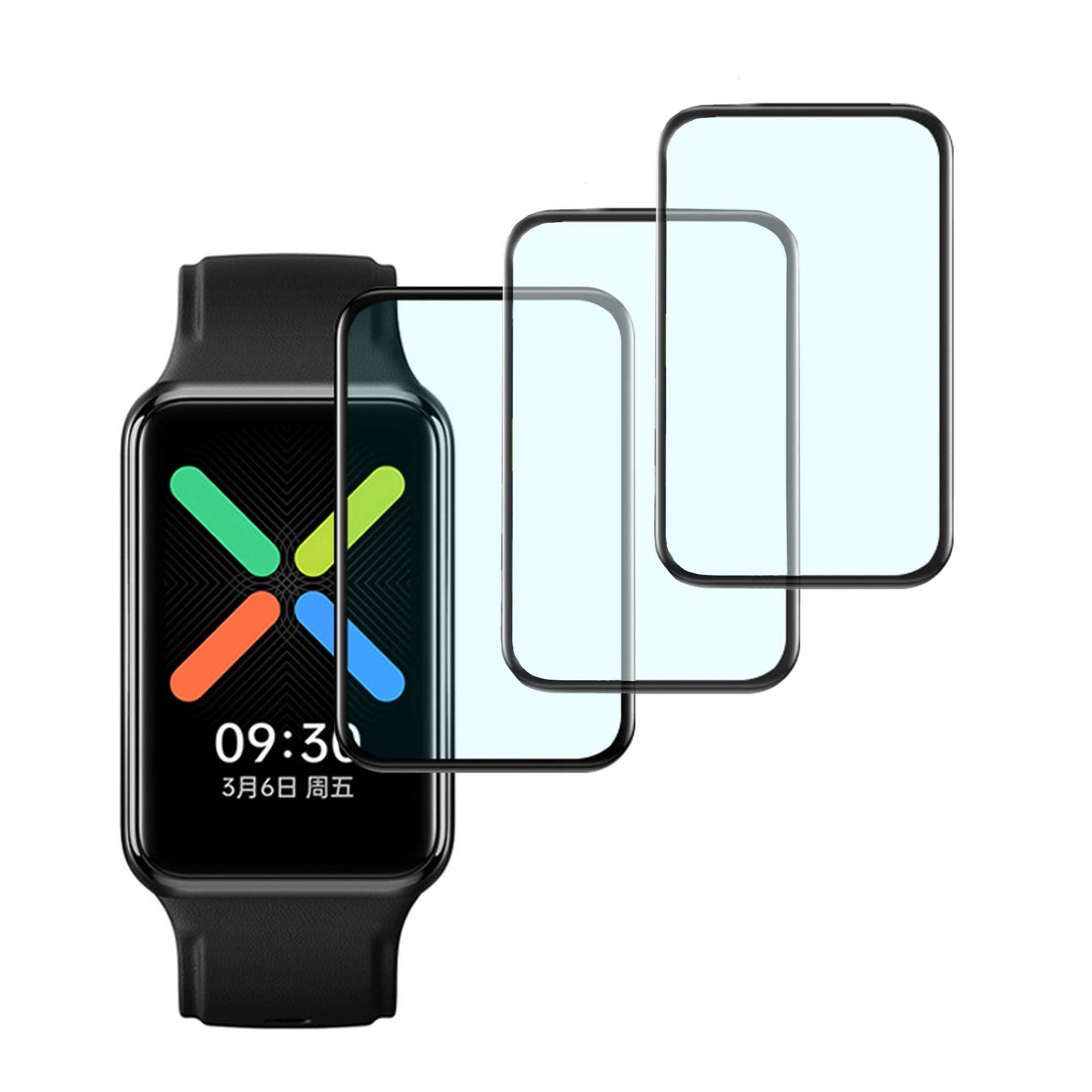 OPPO Watch Free - Screen Protector Set - 3 stuks