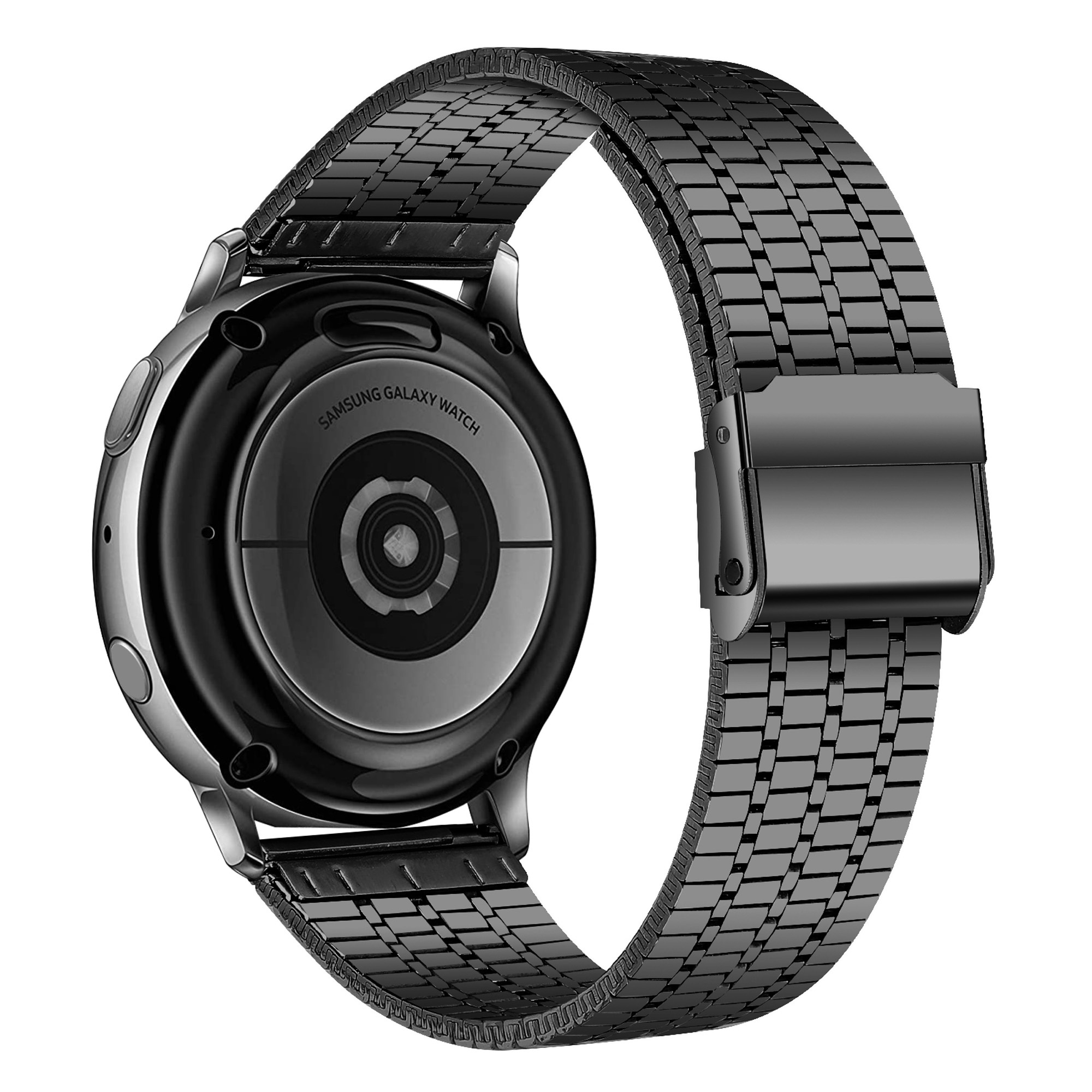 Miami Schakel Bandje 20mm Universeel- Zwart