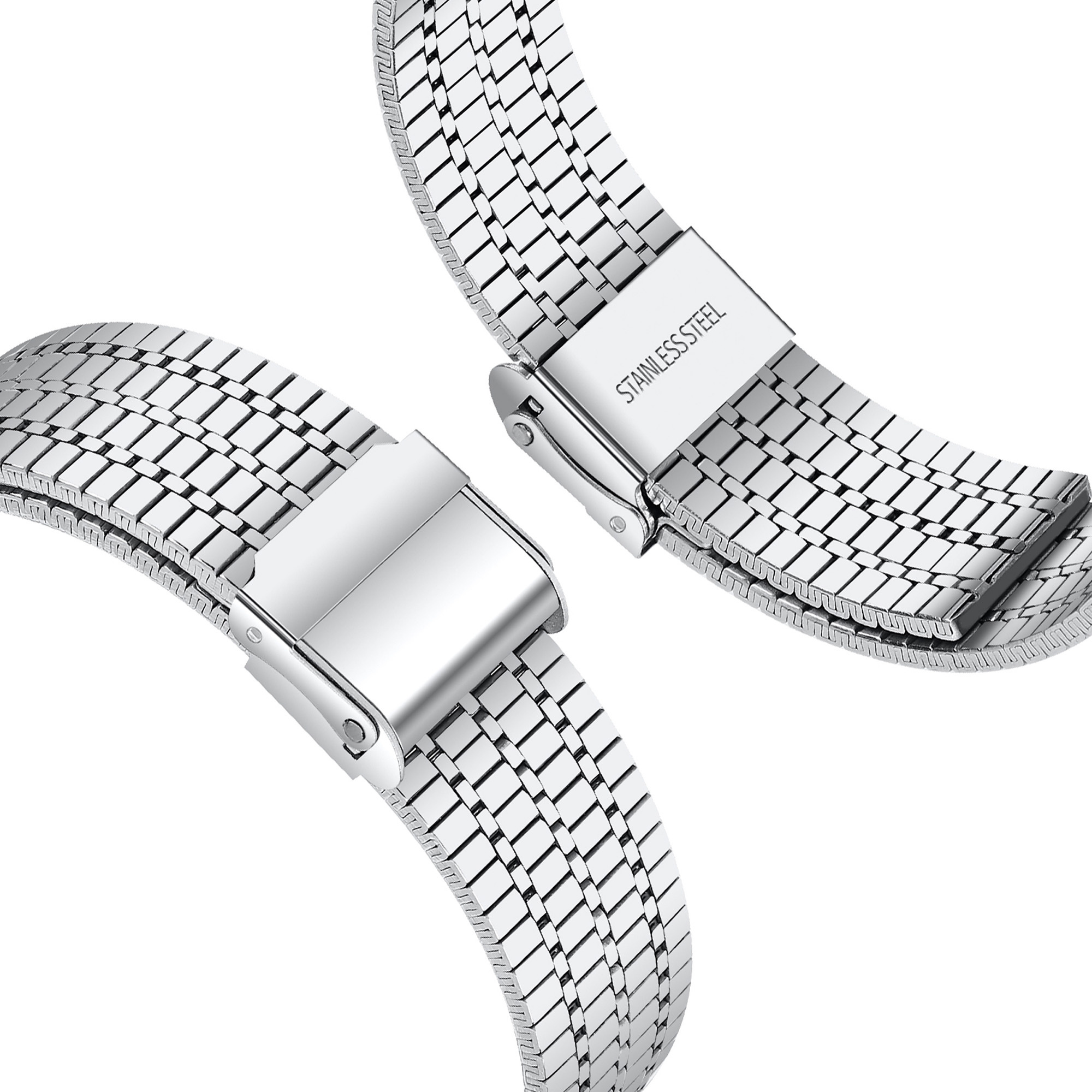Miami Schakel Bandje 20mm Universeel - Zilver