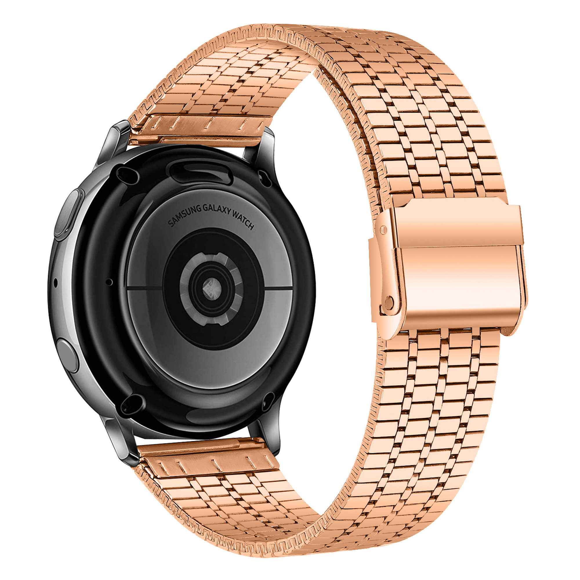 Miami Schakel Bandje 20mm Universeel - Rose Gold
