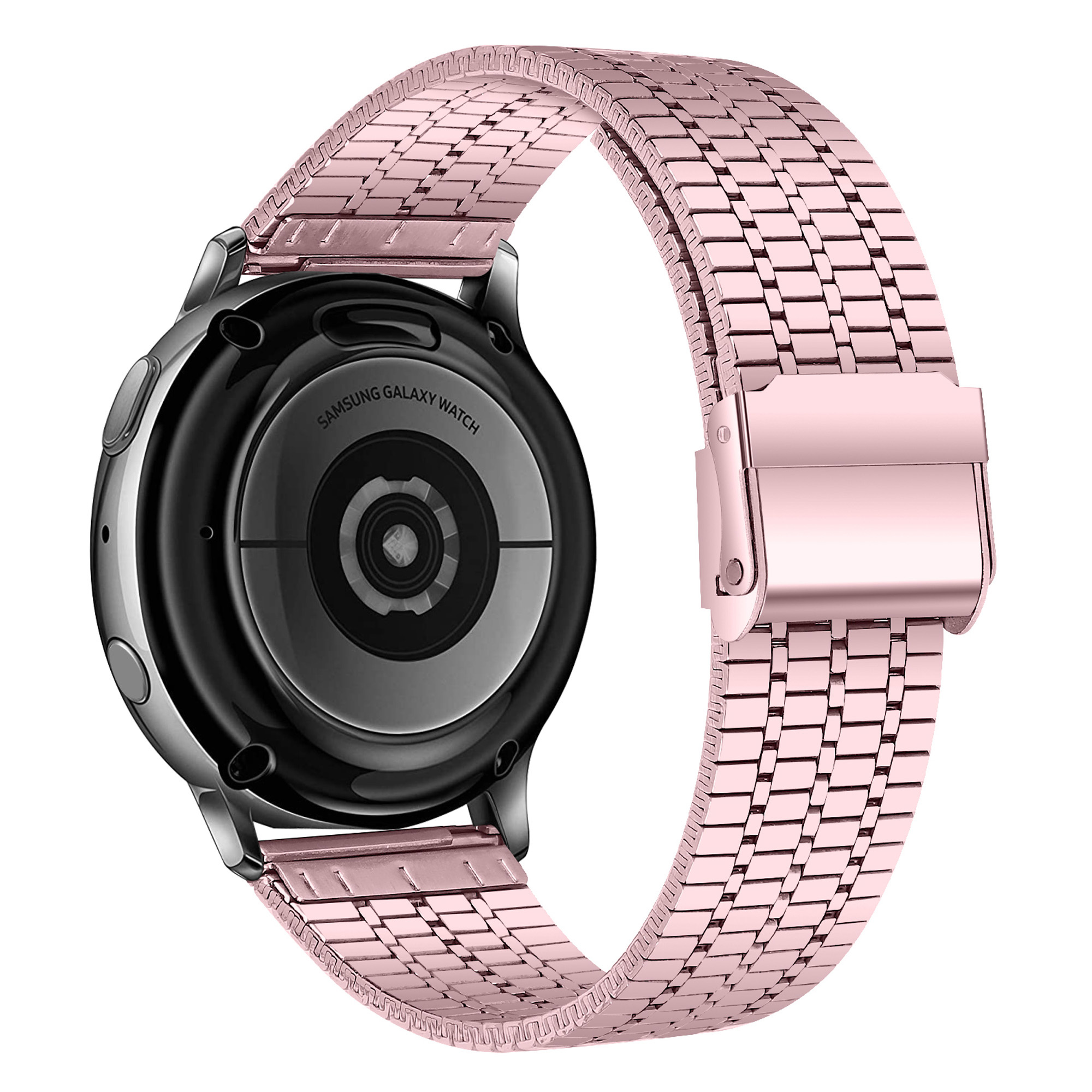 Miami Schakel Bandje 20mm Universeel - Roze