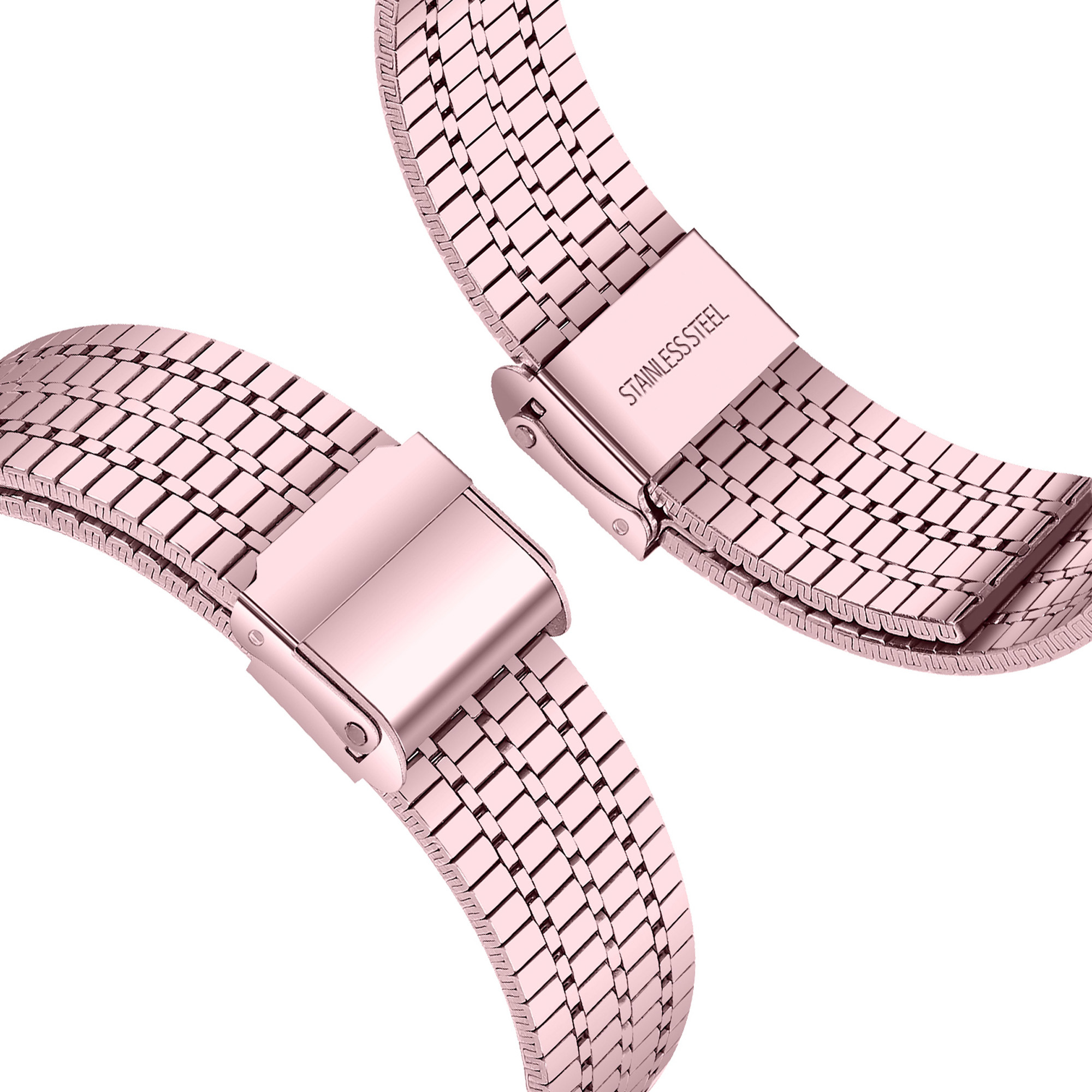 Miami Schakel Bandje 20mm Universeel - Roze