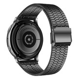 Miami Schakel Bandje 22mm Universeel - Zwart